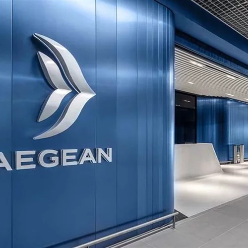 To νέο Business Lounge της AEGEAN στο αεροδρόμιο "Μακεδονία"