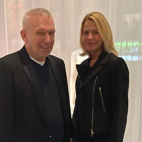 Τζένη Μπαλατσινού | Ποζάρει με τον Jean Paul Gaultier στο Παρίσι