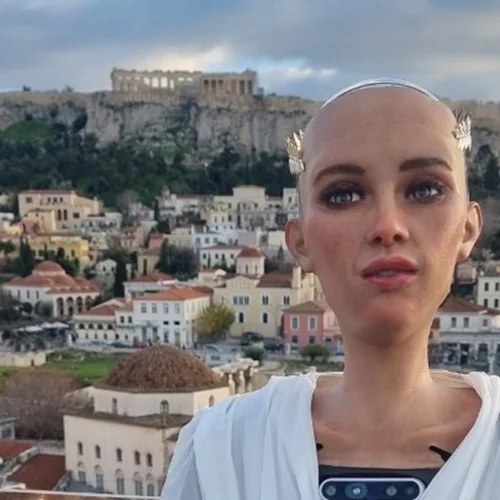 Στην Αθήνα βρέθηκε η Σοφία, η πιο διάσημη τεχνητή νοημοσύνη