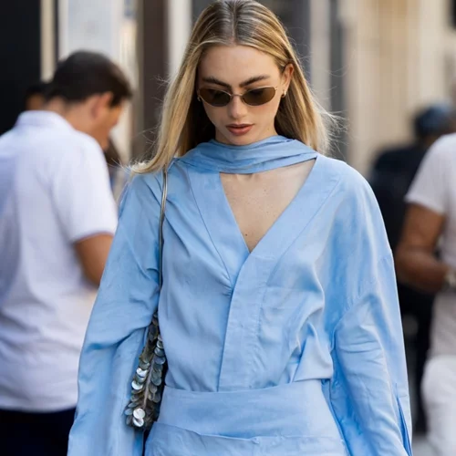 The Baby Blue Trend | Πώς θα φορέσεις κομψά την τάση του καλοκαιριού