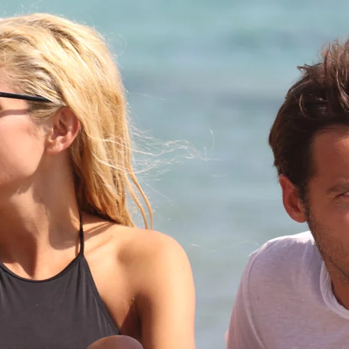 Δούκισσα Νομικού - Δημήτρης Θεοδωρίδης | Διπλή βάφτιση των παιδιών τους στη Μύκονο