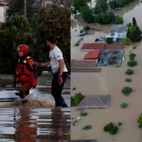 Ολονύχτια αγωνία στη Λάρισα - Μάχη να μην μπει στην πόλη ο Πηνειός - SOS εκπέμπουν η Φαρκαδόνα και η Πηνειάδα [Εικόνες - Βίντεο]