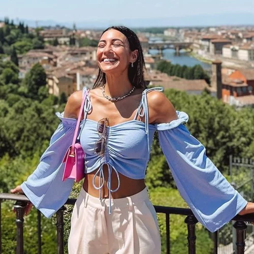 Ευγενία Σαμάρα | Το casual look της με cargo παντελόνι που θέλουμε να αντιγράψουμε