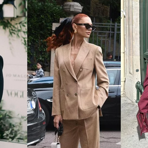 Το κλασικό κοστούμι που επιλέγουν αυτή την εποχή οι Ελληνίδες celebrities