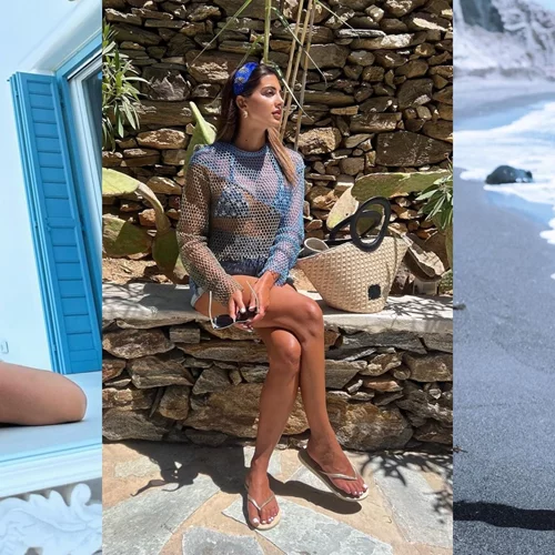 Τα beach cover ups που προτιμούν οι Ελληνίδες celebrities φέτος το καλοκαίρι