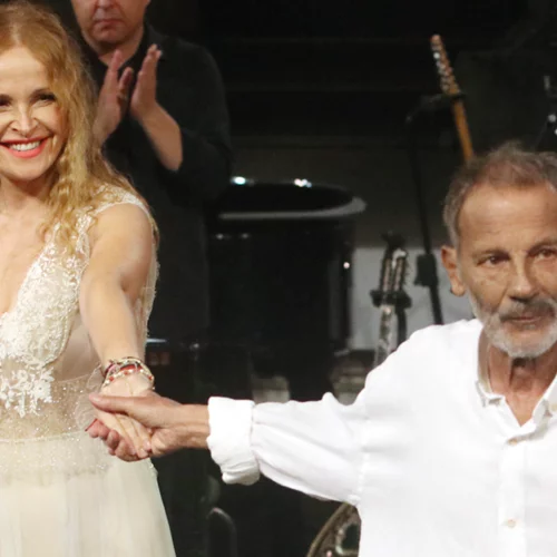 Σταύρος Ξαρχάκος | Η σπάνια βραδινή έξοδος με την πανέμορφη σύζυγό του, Ηρώ Σαΐα