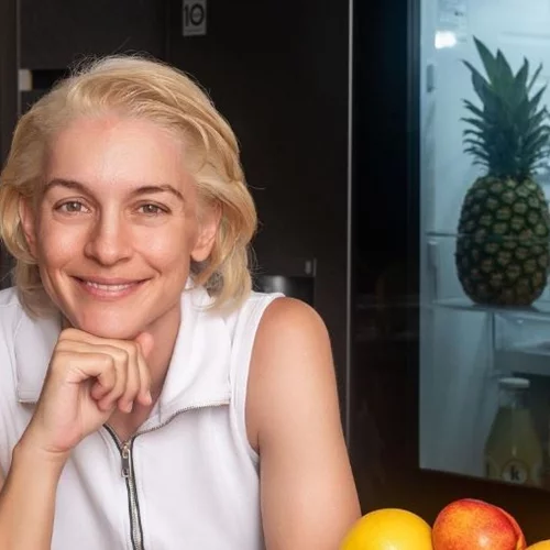 Γιούλικα Σκαφιδά | Ξεκουράζεται στο σαλόνι της στον 7ο μήνα της εγκυμοσύνης της