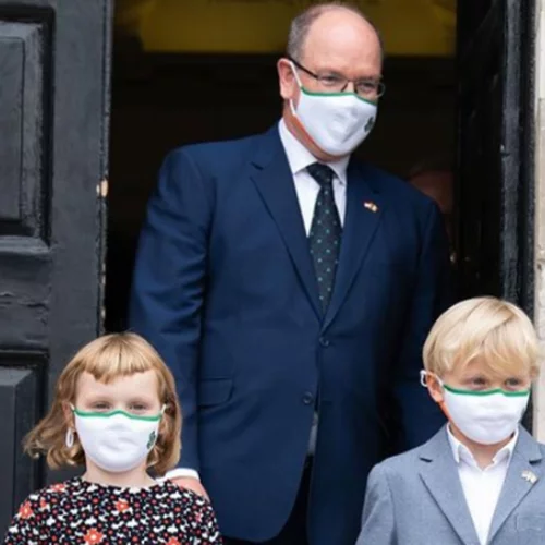 Τα δίδυμα συνοδεύουν τον πρίγκιπα Αλβέρτο στη Σύνοδο Κορυφής COP26