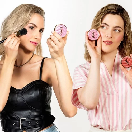 Η Μελίνα Κόντη και η Ναταλία Σουίφτ προτείνουν τα πιο viral blush trends της σεζόν