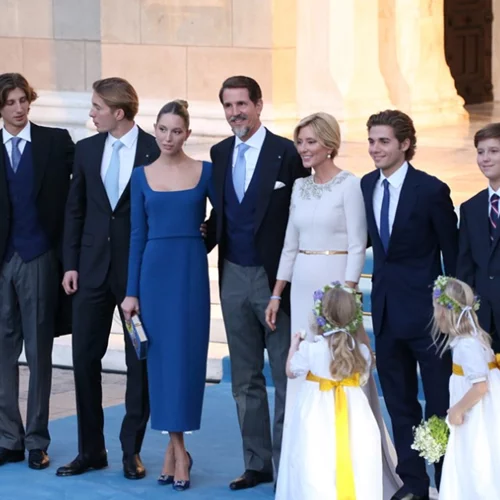 Η Marie Chantal και η Μαρία Ολυμπία έκλεψαν τις εντυπώσεις σε γάμο στην Αγγλία