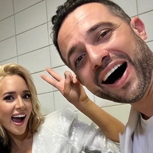 Η Καλομοίρα στο ξέφρενο πάρτι για τα γενέθλια του συζύγου της, Γιώργου Μπούσαλη και του Δημήτρη Γιαννέτου