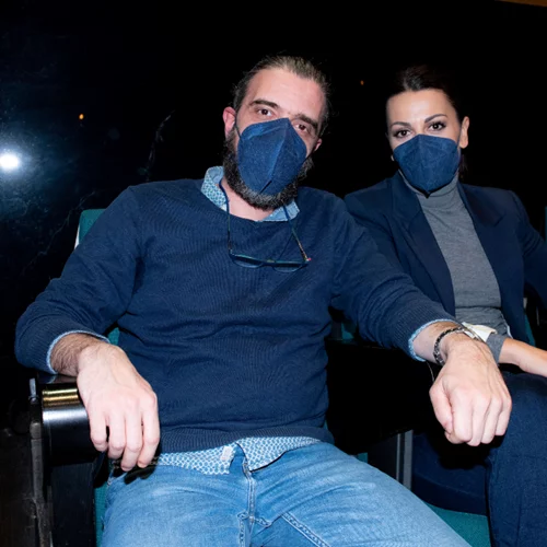 Σωτήρης Τσαφούλιας | Σπάνια δημόσια εμφάνιση με τη σύντροφό του, Άννα Μενενάκου