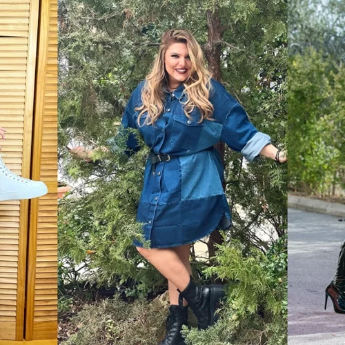 Ντένιμ φόρεμα | Το trend που φορούν οι Ελληνίδες παρουσιάστριες