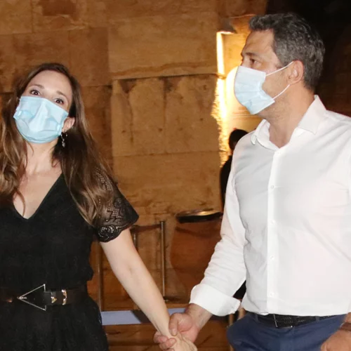 Ευγενία Δημητροπούλου | Με μαύρο maxi φόρεμα στην πρώτη εμφάνιση με τον σύζυγό της μετά τον γάμο