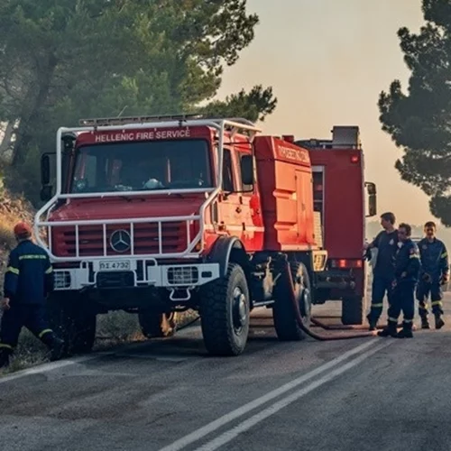 Σε ύφεση η πυρκαγιά στη Χίο