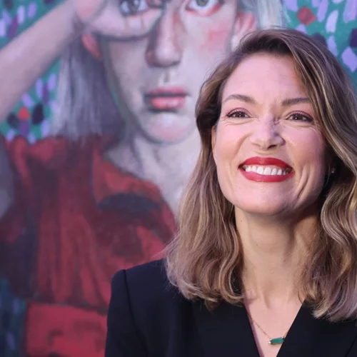 Βίκυ Καγιά | Στην παγκόσμια πρεμιέρα της νέας της ταινίας στο Φεστιβάλ Θεσσαλονίκης- Στο πλευρό της ο Ηλίας Κρασσάς