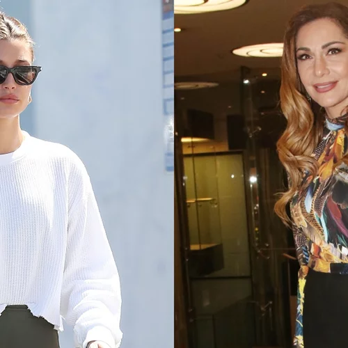 Δέσποινα Βανδή | Φόρεσε στο J2US το ίδιο ροζ φόρεμα που είχε επιλέξει η Hailey Bieber στις διακοπές της στην Ελλάδα