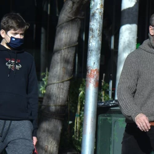 Πέτρος και Mάξιμος Κωστόπουλος σε καθημερινές στιγμές