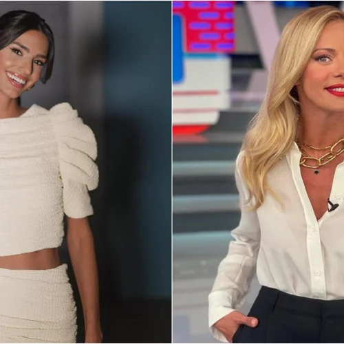 Η Ηλιάνα Παπαγεωργίου και η Ζέτα Μακρυπούλια φόρεσαν το ίδιο super stylish λευκό φόρεμα