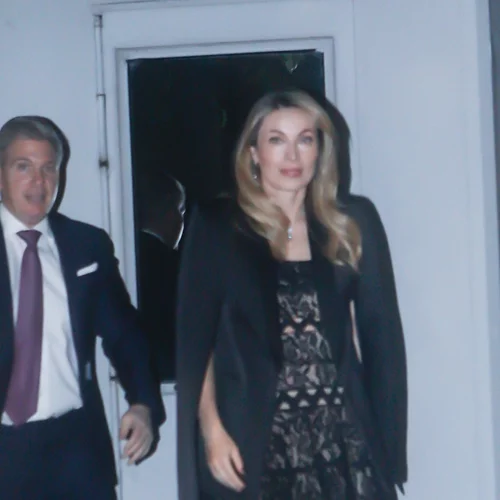 Μαριέττα Χρουσαλά & Λέων Πατίτσας | Μαζί στη δεξίωση της Kimberly Guilfoyle