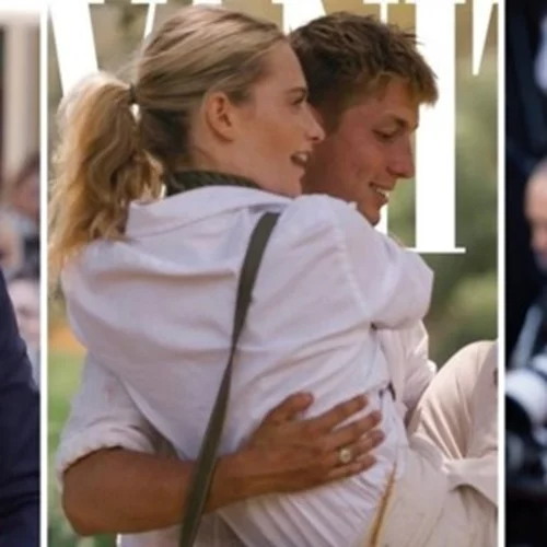 Ο Κωνσταντίνος Αλέξιος και η Poppy Delevingne ποζάρουν με look ιππασίας