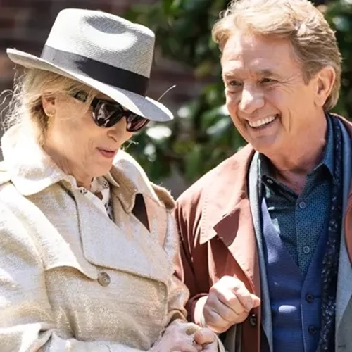 Meryl Streep και Martin Short ανταλλάσσουν ένα τρυφερό φιλί στους δρόμους της Νέας Υόρκης