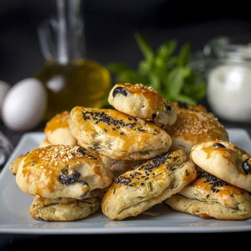 Εύκολα ελιοτυροπιτάκια κατάψυξης- Έτοιμα σε λίγα λεπτά