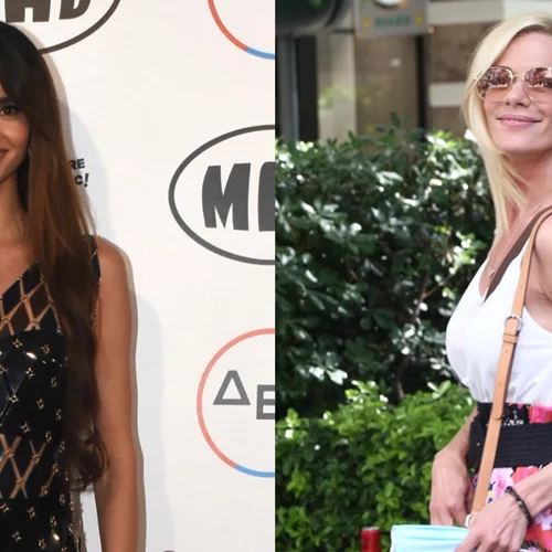 Ζέτα Μακρυπούλια – Ηλιάνα Παπαγεωργίου | Φόρεσαν την ίδια λινή ολόσωμη φόρμα με τελείως διαφορετικό τρόπο