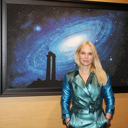 Μαρί Κωνσταντάτου | Η σπάνια εμφάνιση με τον σύντροφό της - Το ιδιαίτερο πανωφόρι της