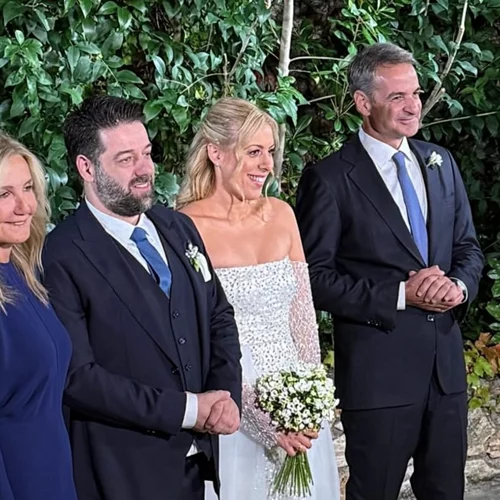 Εβίνα Γιακουμάτου | Η κόρη του Γεράσιμου Γιακουμάτου παντρεύτηκε με κουμπάρο τον Κυριάκο Μητσοτάκη