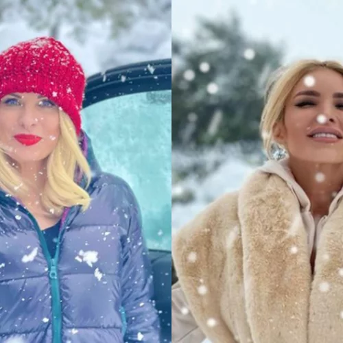 Let It Snow | Οι Ελληνίδες celebrities ποζάρουν στα χιόνια