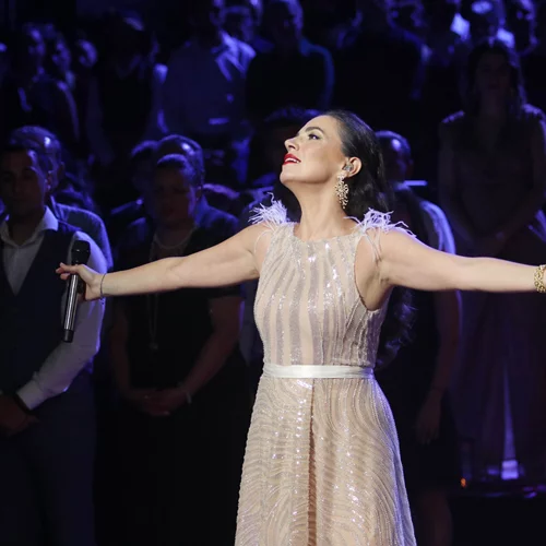 Η Φωτεινή Δάρρα σε μία κλασική εμφάνιση στο Ηρώδειο | Τα διαχρονικά κοσμήματά της