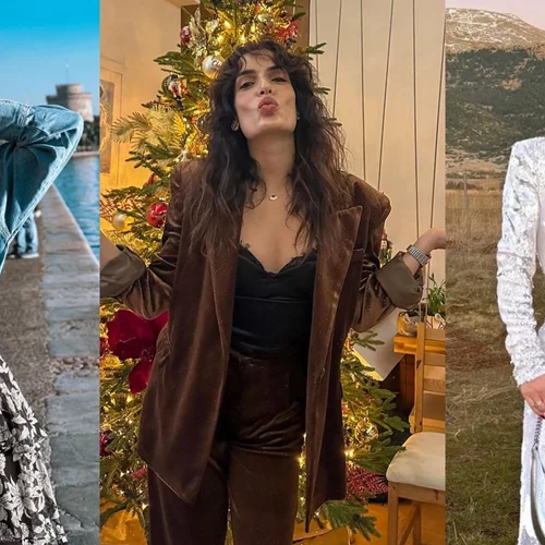 Τα outfits των Ελληνίδων celebrities που ξεχωρίσαμε από τις ημέρες των Χριστουγέννων