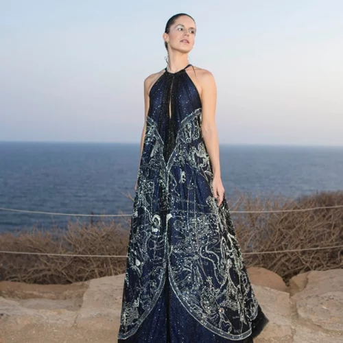 Η εμφάνιση της Ευγενίας Νιάρχου στο Dior dinner - Το φόρεμα με αρχαιοελληνικές αναφορές