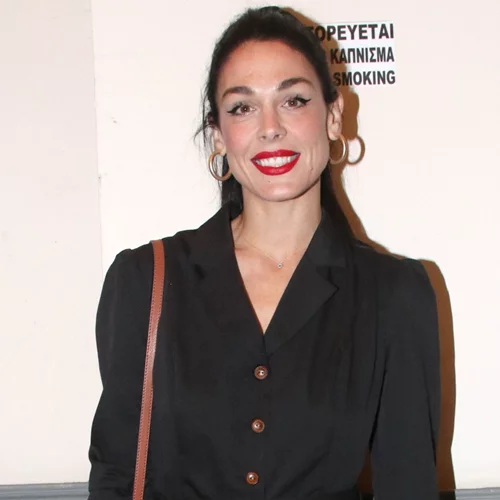 Ιωάννα Τριανταφυλλίδου & Κίμωνας Κουρής στο Ηρώδειο | Με ανδρόγυνο look και κομψά loafers η ηθοποιός