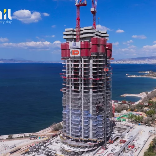 Riviera Tower | Υλοποιείται το ψηλότερο κτίριο της χώρας με προηγμένα συστήματα της ALUMIL