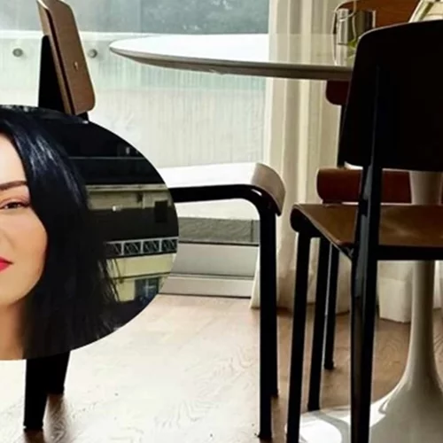 Ζενεβιέβ Μαζαρί | Μας δείχνει τη λευκή στρογγυλή τραπεζαρία της - Θα τη βρεις στην IKEA