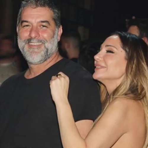 Σε κέφια η Δέσποινα Βανδή | Η νυχτερινή εξόρμηση με τον Βασίλη Μπισμπίκη