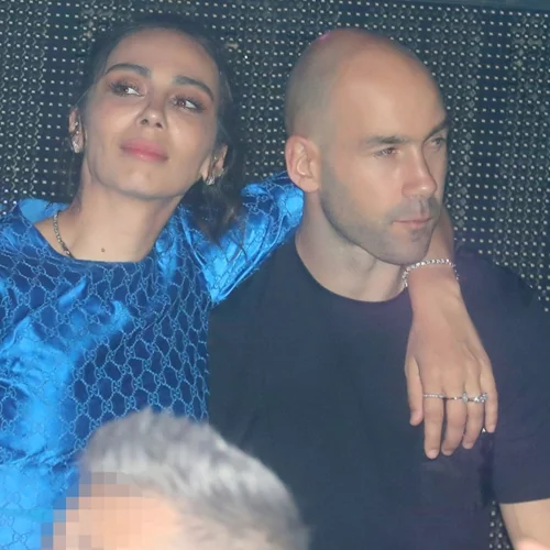 Ολυμπία Χοψονίδου-Βασίλης Σπανούλης | Σπάνια βραδινή έξοδος για το ερωτευμένο ζευγάρι