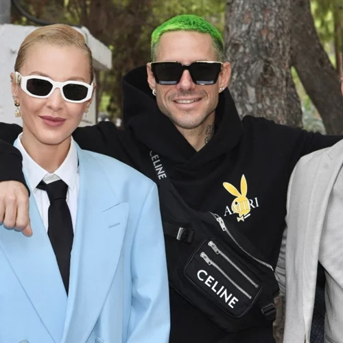 H Τάμτα και ο Πάρις Κασιδόκωστας αγκαλιά σε σπάνια δημόσια εμφάνισή τους