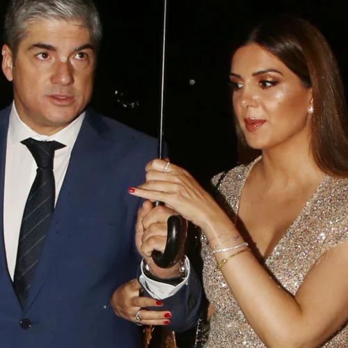 Σταματίνα Τσιμτσιλή | Συνόδευσε τον Θέμη Σοφό για να εμβολιαστεί