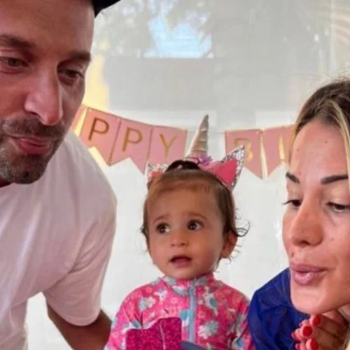 Γιώργος Λιανός - Κωνσταντίνα Καραλέξη | Γενέθλια για την ενός έτους κόρη τους, Βαλέρια