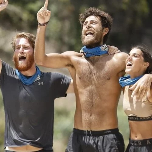 Βέλλη, Μπάρτζης & Καφετζής κάνουν "remake" μια σκηνή του Survivor με τα νέα τους looks