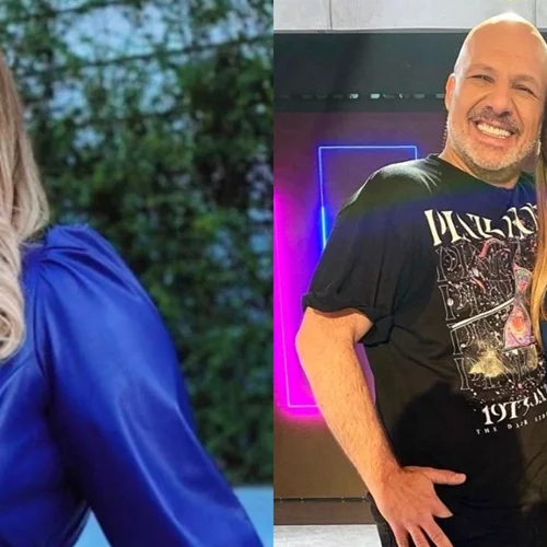 Crush Test | Η Εβελίνα Νικόλιζα και η Δανάη Μπάρκα φόρεσαν το ίδιο δερμάτινο φόρεμα