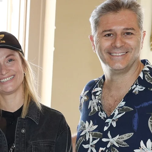 Λένα Δροσάκη και Αλέξανδρος Μπουρδούμης ποζάρουν μαζί για πρώτη φορά μετά τον χωρισμό τους