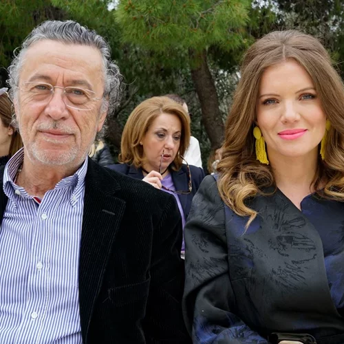 Μάκης Τριανταφυλλόπουλος - Κιμ Κίλιαν | Σπάνια εμφάνιση μετά τις φήμες περί χωρισμού