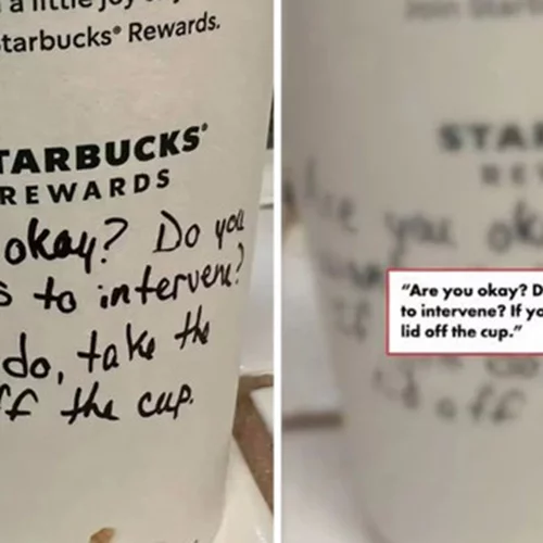 "Είσαι καλά; Θες να επέμβουμε; Αν χρειάζεσαι βοήθεια βγάλε το καπάκι από το ποτήρι"