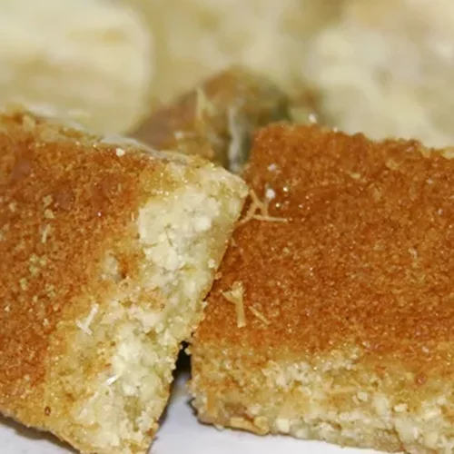 Συνταγή για ραβανί με 3 υλικά - χωρίς αλεύρι και αυγά