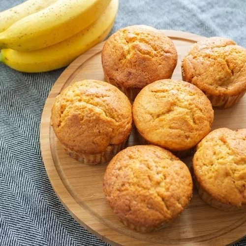 Muffins με μπανάνα και βρώμη - Xωρίς ζάχαρη!