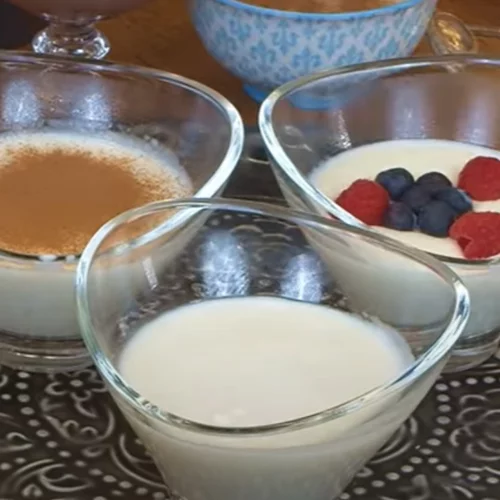 Ρυζόγαλο με μαστίχα από την Αργυρώ Μπαρμπαρίγου